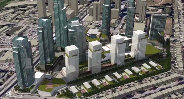 a mall site intensification (not necessarily with rental apartment buildings)
