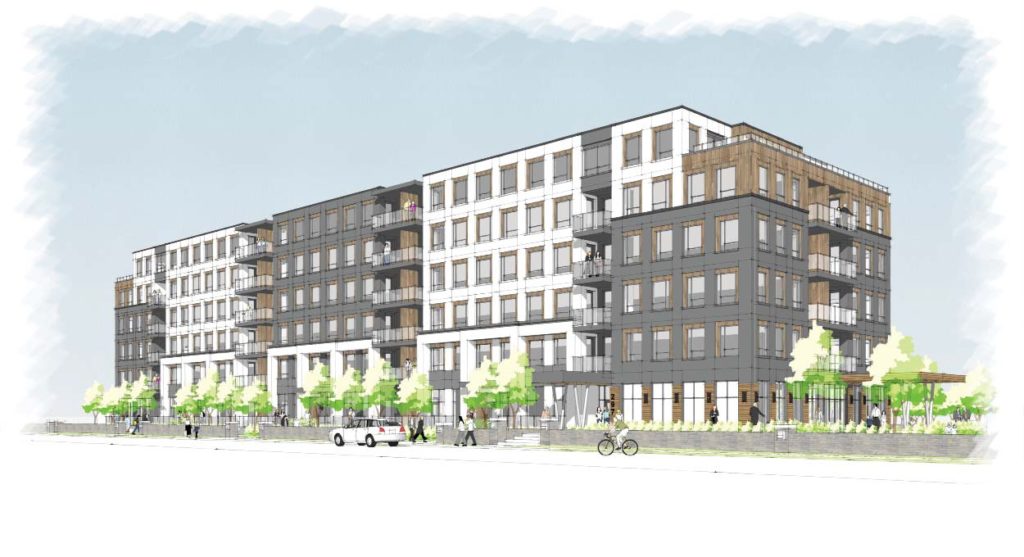 Rendering of Gordon Street - Apartment Crane Watch